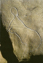 femme gravure rupestre
